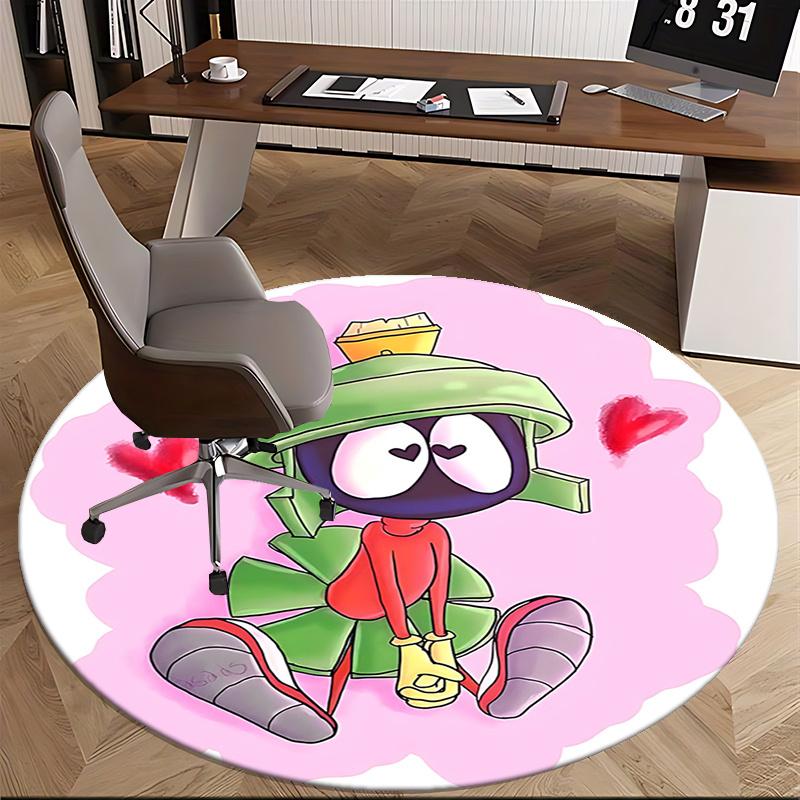 Marvin the Martian Chair Mat Round Carpet for Home Decor, Office Use, and Gifts Suitable for Bedrooms, Living Roomss0266b