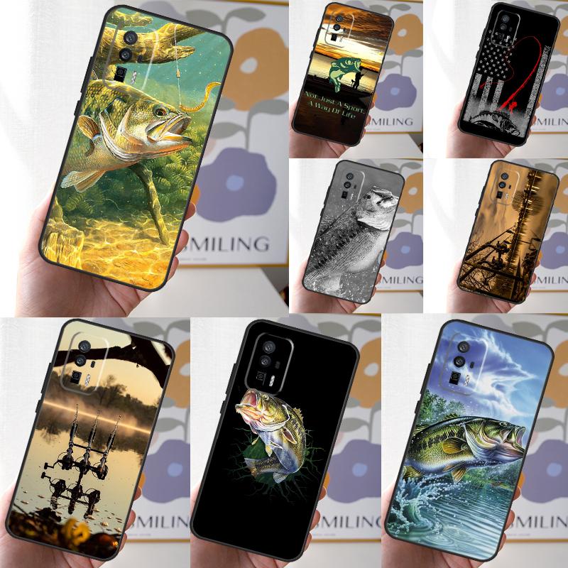 Чехол для рыбалки на окуня для POCO X6 M6 X3 Pro X5 F3 F5 M5s Xiaomi 13 14 Ultra 12 Lite 11T 12T 13T Pro