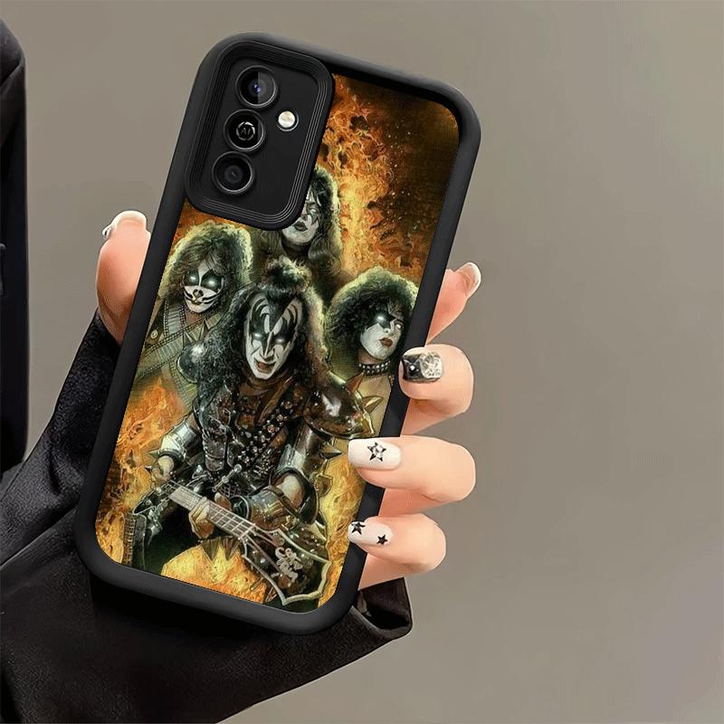 Чехол для телефона для Samsung Galaxy A17 A16 A15 A14 A13 Ремешок G-Guns N R-Roses A56 A36 A26 A55 A35 A25 A54 A34 A24 A53 A33 A23 A07 A06