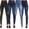 Women Casual Pants High Waist Demin Pencil Pants Slim Jeans