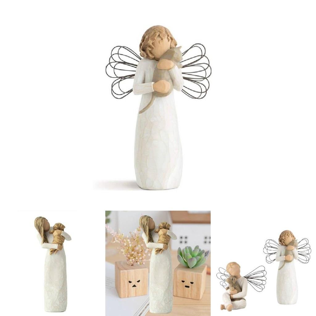 Романтическая фигурка влюбленных из смолы, декоративный элемент для дома с элегантным дизайном объятий