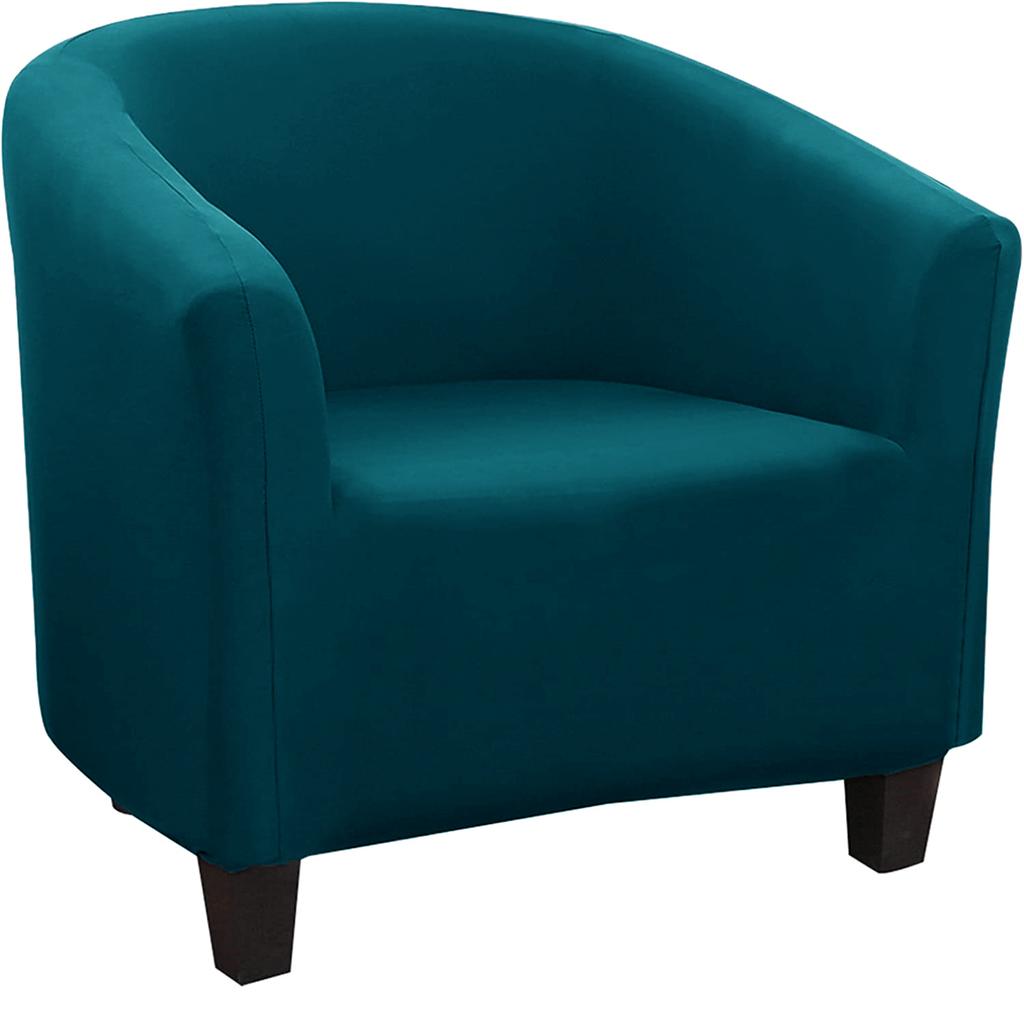 Чехол на стул для клуба из эластичной ткани Spandex Barrel Chair Covers Printed Bath Living Chair Covers Furniture Protector Sofa Cover