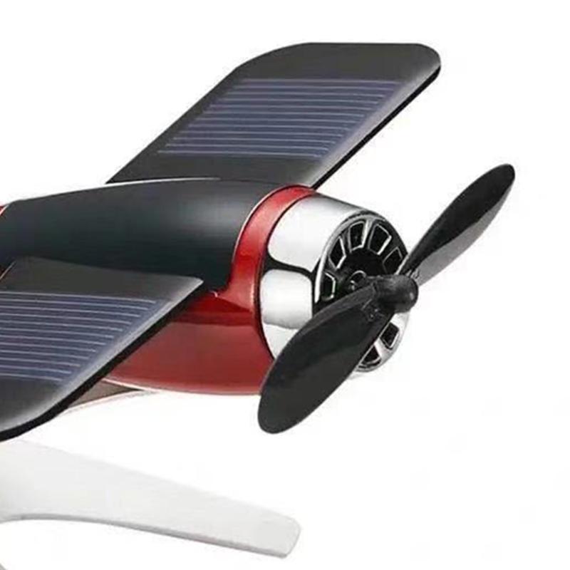 Украшение на приборную панель самолета, вращающееся от солнечной энергии, освежитель воздуха для автомобиля, аромадиффузор для ароматерапии, парфюмерная декорация для офиса, дома