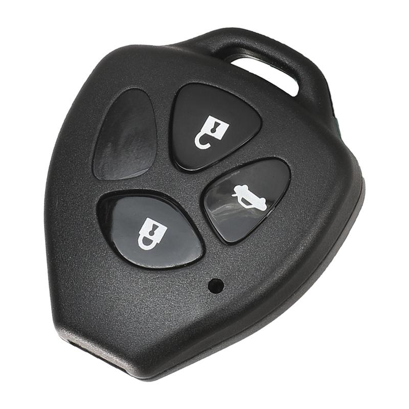 1Pc Black 2/3/2+1/4 Button Straight Key Case For Toyota Corolla Camry Avensis Reiz RAV4 Crown Avalon Venza Matrix Yaris