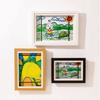 Front Opening Magnetic Flip Photo Frame Elastic Straps A4 Photo Frame  Wall Decoration