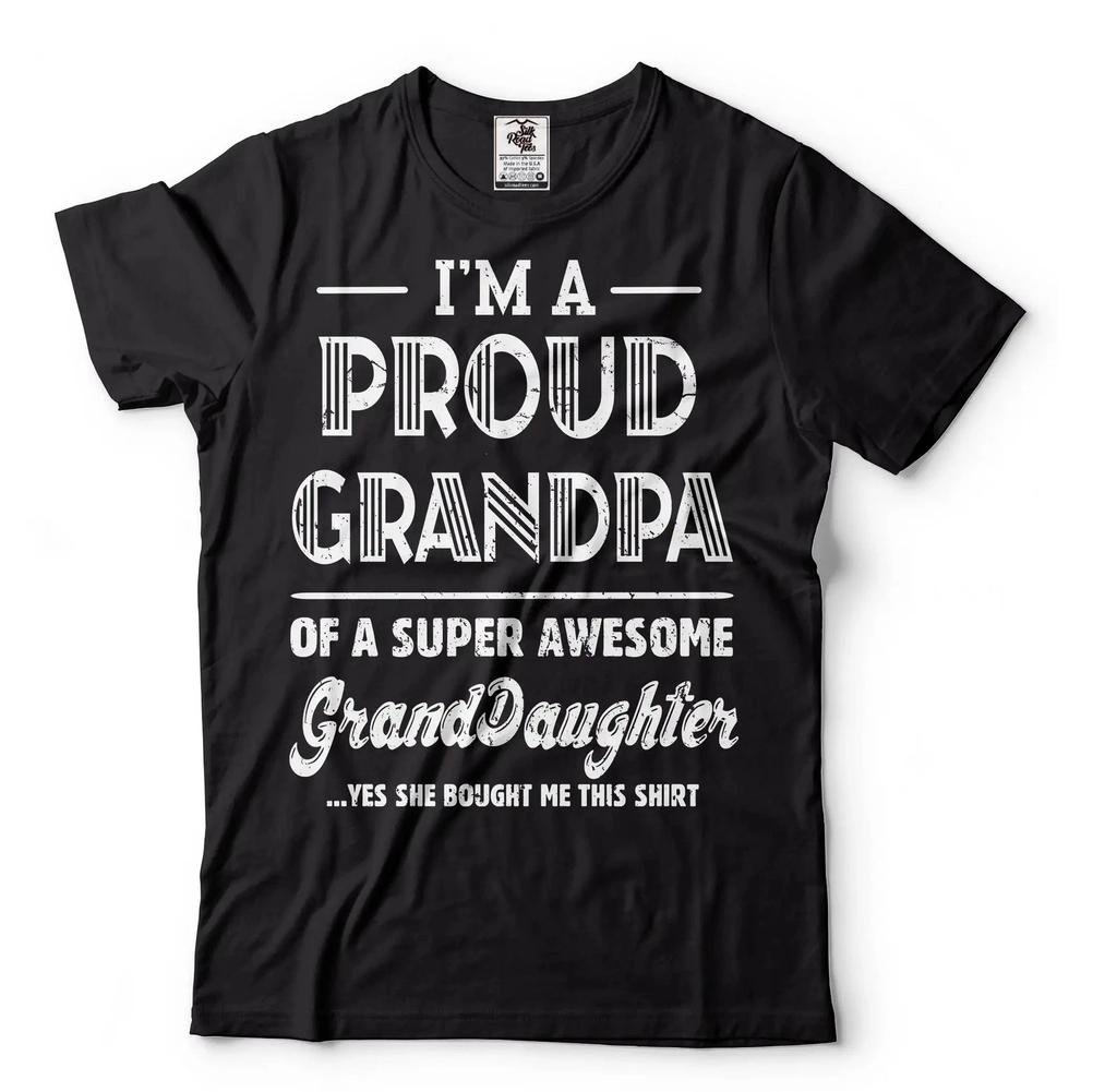 I'm A Proud Grandpa Shirt Funny Grandpa Tee Grandfather Gift Grandpa Gift Ideas
