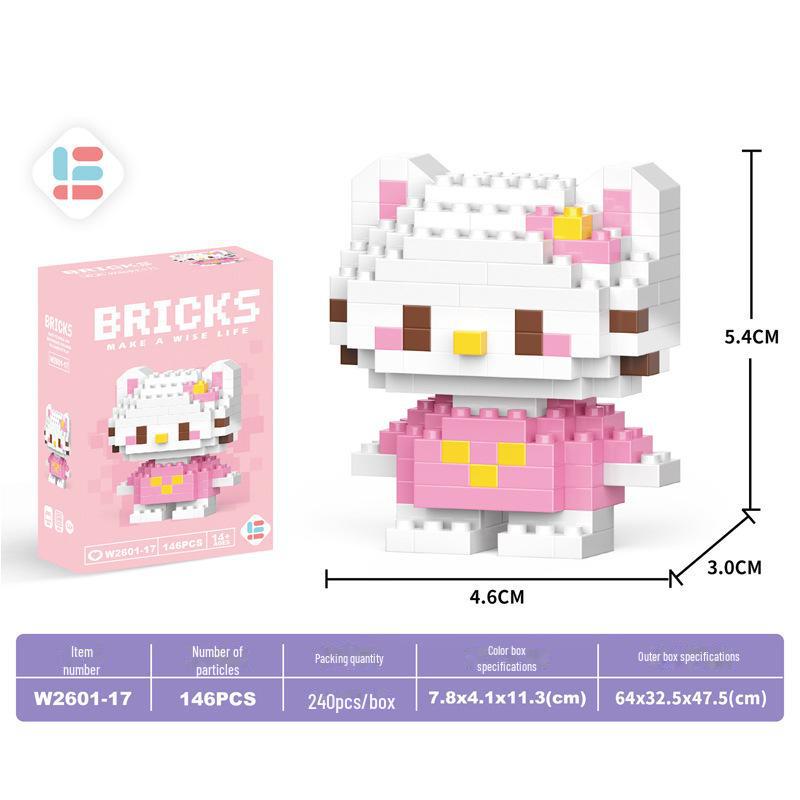 Строительные блоки из алмазных частиц «Китайский маджонг» Guochao — детский образовательный набор