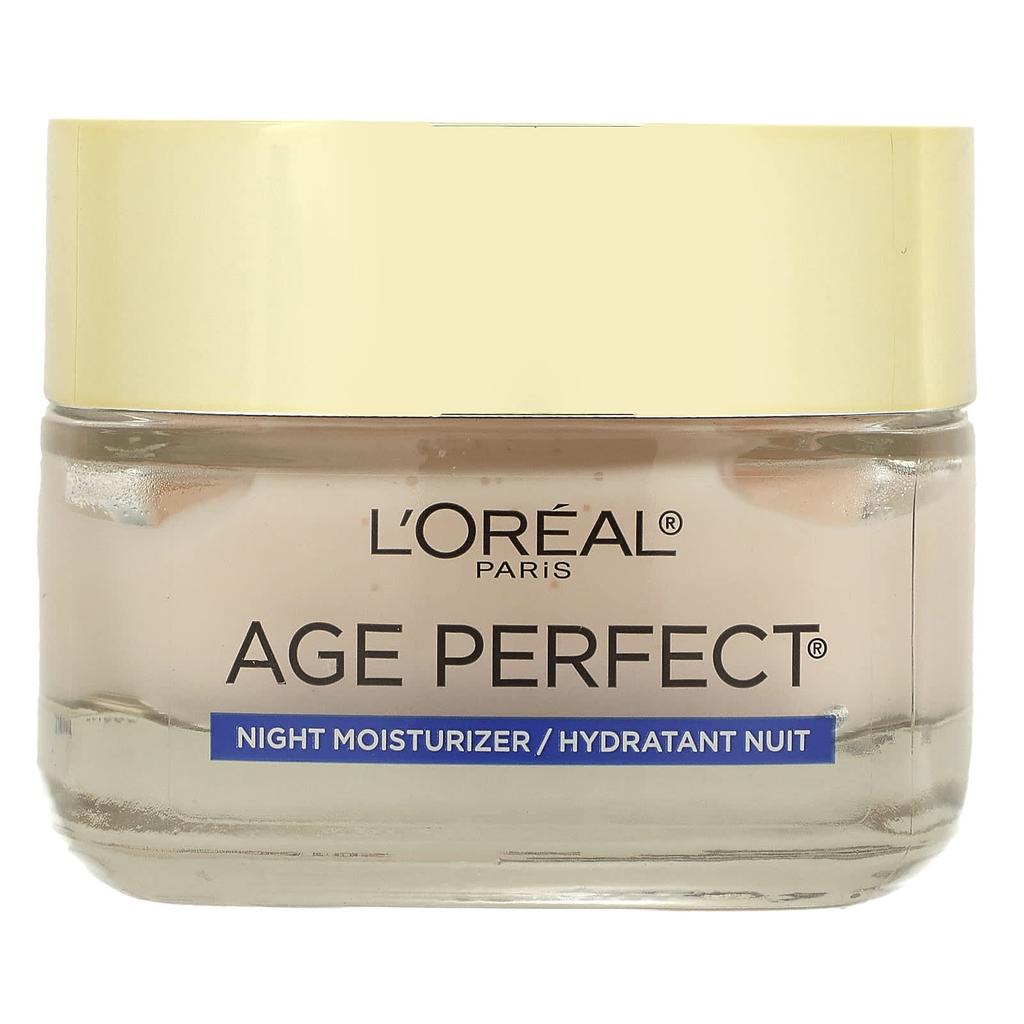L'Oréal, Age Perfect Rosy Tone, Cooling Night Moisturizer, 1.7 Oz (48 G)