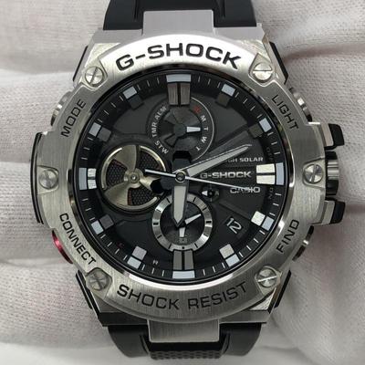 G-SHOCK GST-B100-1AJF [G-STEEL Bluetooth Toughness Chronograph] Круглые часы Черный Нержавеющая сталь