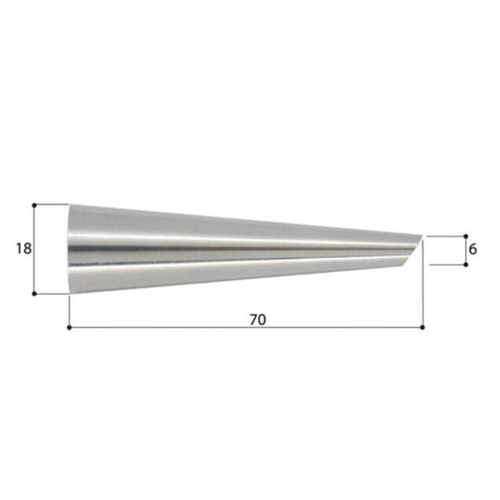 3pcs/set Puff Piping Bag Nozzles Set Stainless Steel Pastry Cupcake Cake Decorating Tips For Puff Cream Pastry Icing Nozzles