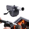 1 Portable Barbecue Blower, Outdoor Barbecue Blower, Barbecue Blower, Picnic Manual Barbecue Blower, Fire Air Box, Barbecue Tool