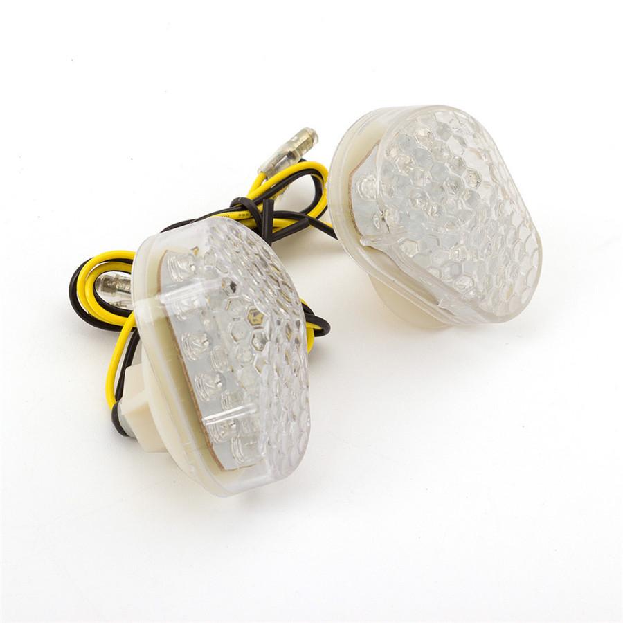 12V Motorcycle Turn Signal Indicators Light Turning Lamp For Kawasaki ZRX1200 ZX9R Z750 ZX7R