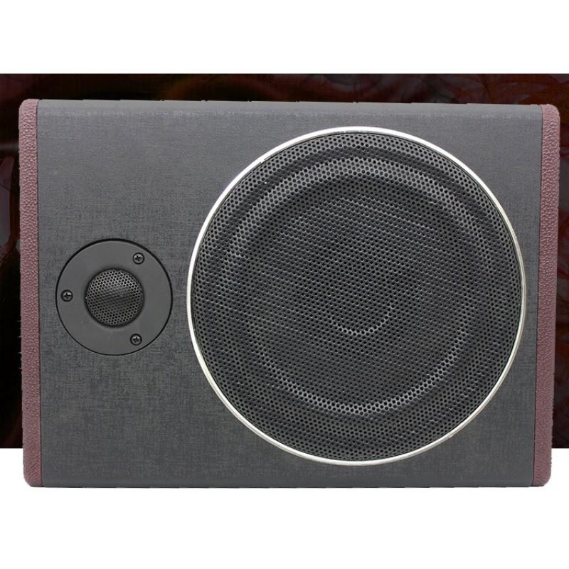 600W High Power Subwoofer 8/10 Inch Small Portable Car Bluetooth Speaker Ultra-thin Car Audio System