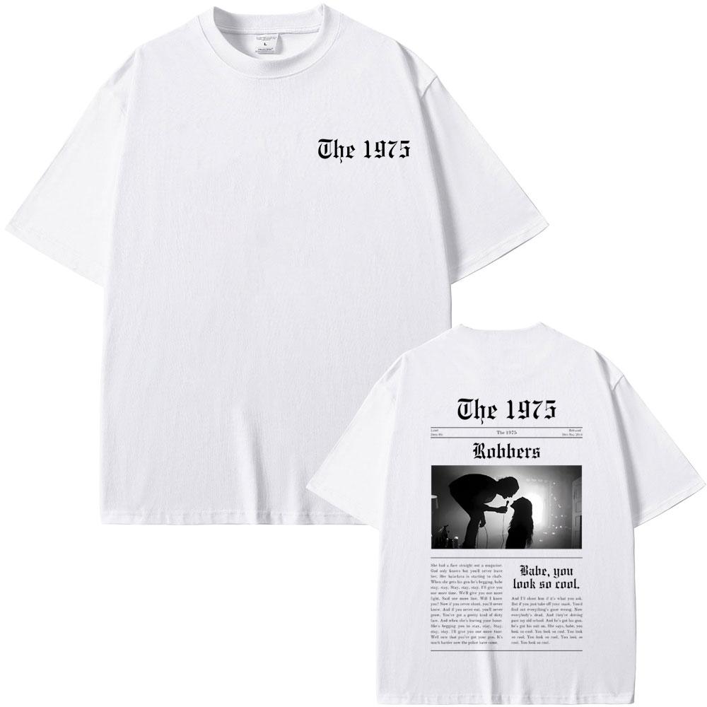 Британская группа The 1975 Live From Gorilla Robbers Babe You Look So Cool Графическая футболка Унисекс Инди Альтернативный рок Короткий рукав
