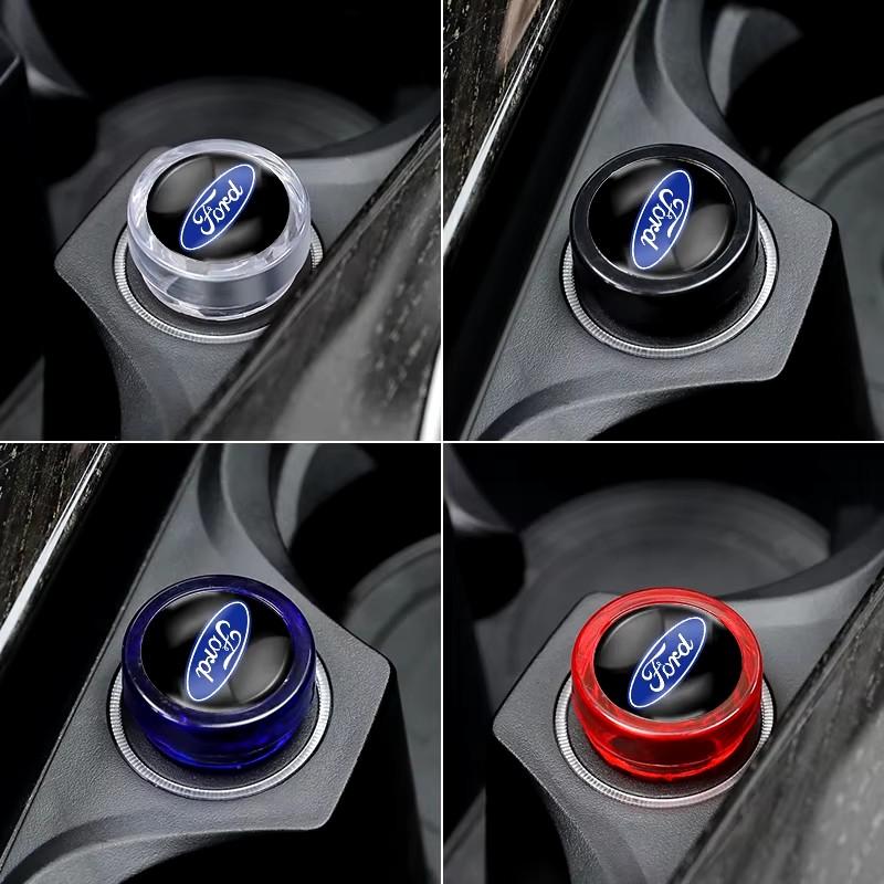 1Pcs Car Cigarette Lighter Cover DustProof Decoration Cap For Ford Focus 2 3 Mondeo Kuga Fiesta MK7 Escort Edge C-Max Fiesta GT9