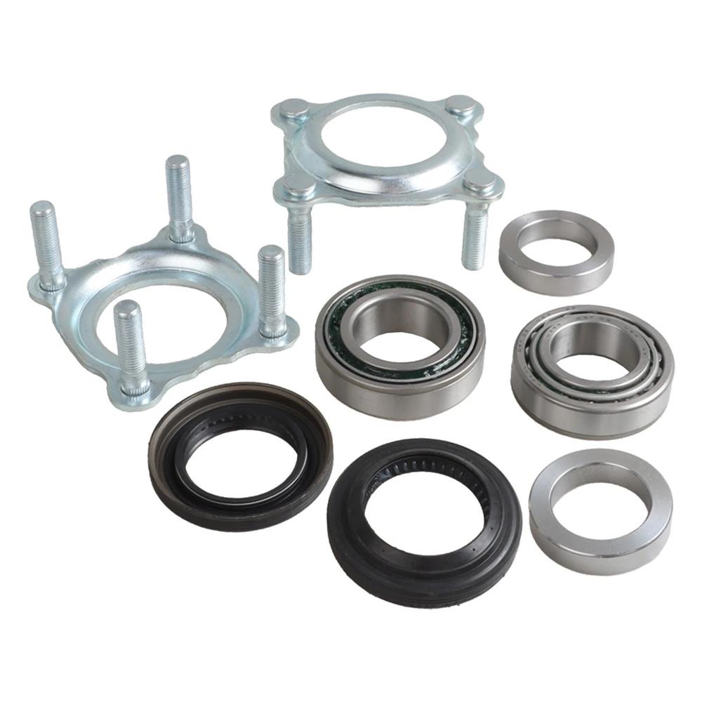 2 Set Rear Axle Bearing Seal & Retainer Kit For 2007-2018 Jeep JK Wrangler L & R