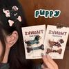 Ретро Набор Зажимов для Волос с Таксой и Косточкой - Милый Зажим для Челки на Осень/Зиму