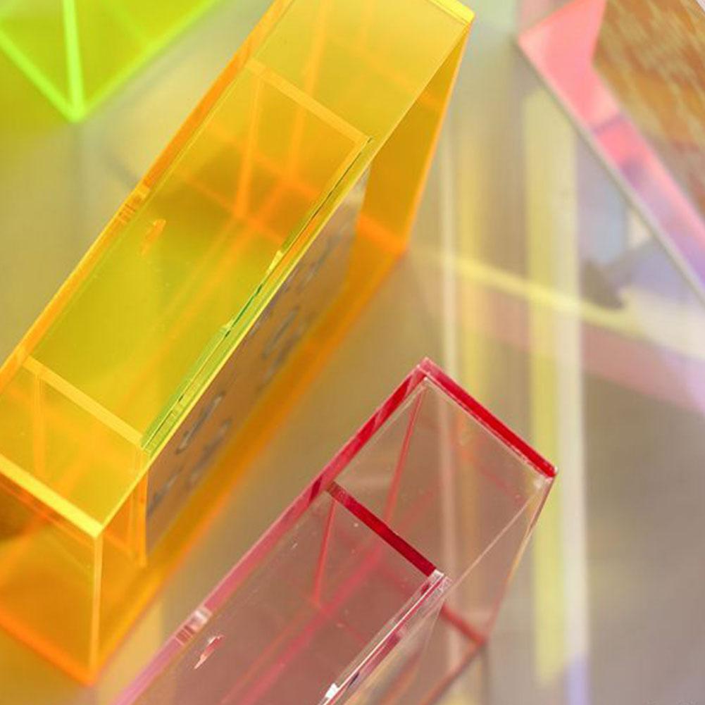 5-дюймовые прозрачные фоторамки Декоративная цветная фоторамка для домашнего офиса A