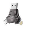 DM 3-в-1 USB 3.0 Флеш-накопитель для iPhone, Android и ПК