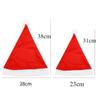 Adults Kids Christmas Hats Non-woven Fabric Santa Claus Xmas Hats Cap Merry Christmas New Year Party Festival Decoration Gifts