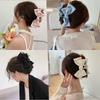 Fashion Women Bow Hairpin Korean Version Of Solid Color Butterfly Satin Hair Claws Girls Hair Accessories Headwear