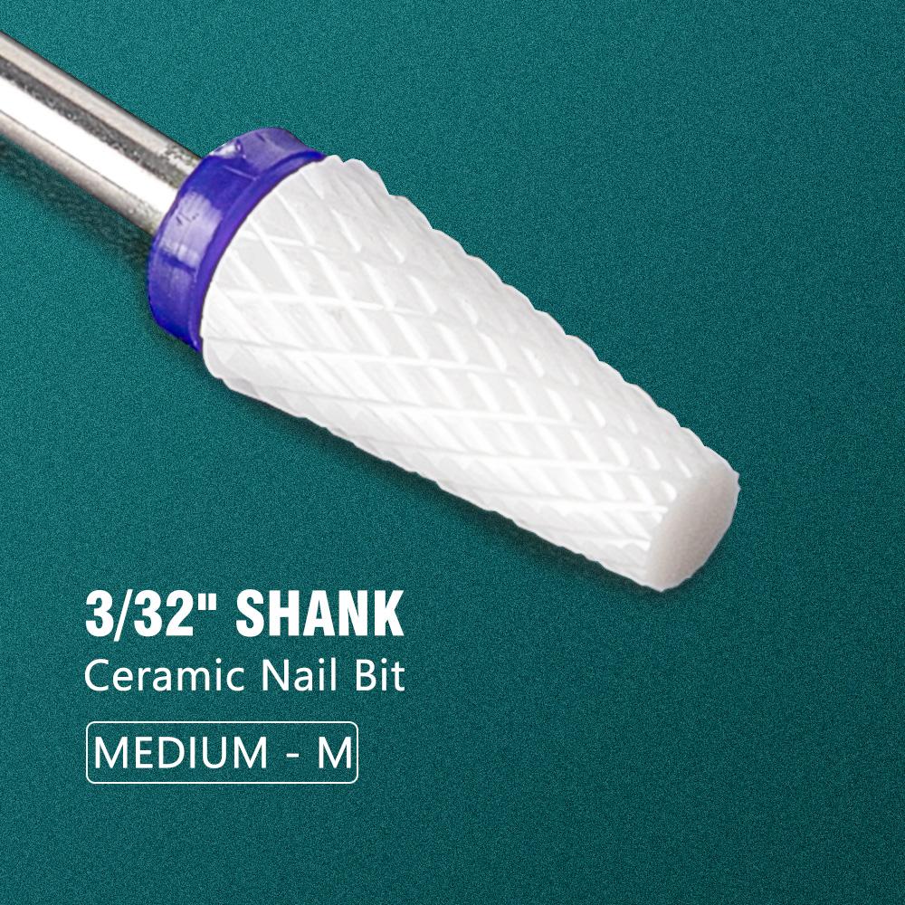 Dmoley Ceramic Tungsten Nail Drill Bit Electric Manicure Drills For Machine Milling Cutter Nail Burr Pedicure Accessories Tools