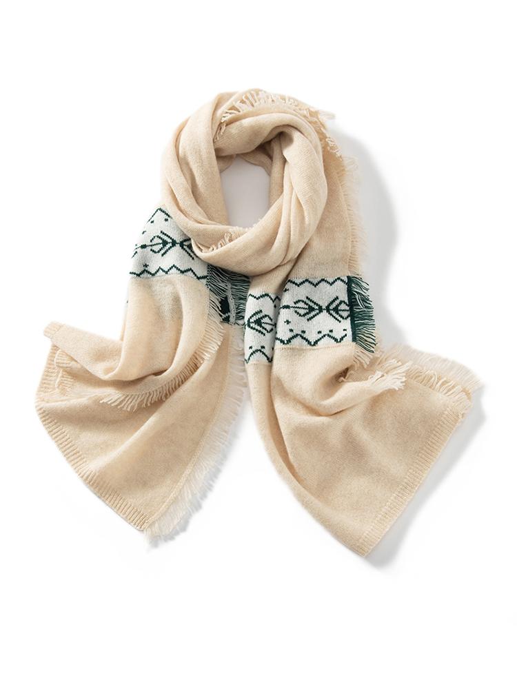 Wool Cashmere 35% Jacquard Tassels Wrap Shawl Scarf Pashmina Big Scarves Cashmere Women Autumn Winter Light-thin Men Wraps Hijab