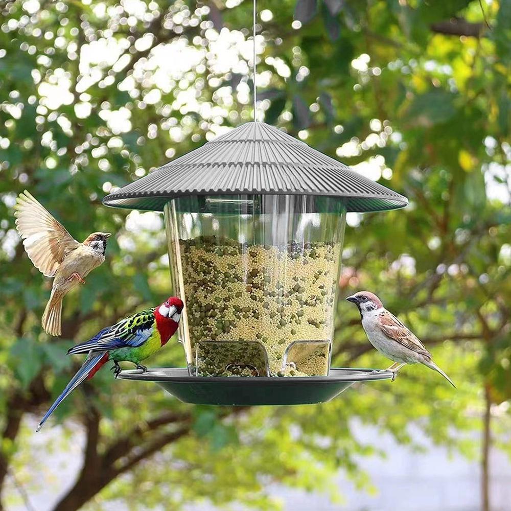 3/2/1PCS Bird Feeder Hanging Easy Clean and Fill Outdoor Large Capacity for Garden Outside Decoration Outdoors Squirrel Proof