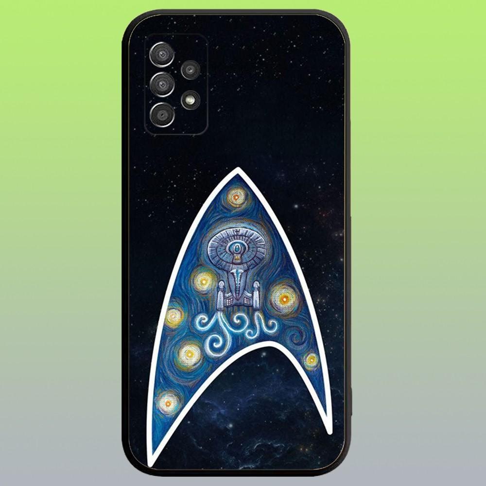 Star Trek Ships Phone Case For Samsung Galaxy A20,A21s,A22,A31,A32,A52,A53,A72,73,A80,A91 Soft Black Cover