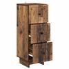 Vintage Style Drawer Chest Reclaimed Wood Look 13  x 13.6  x 35.4  (W x D x H) Particleboard