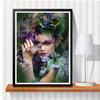 5D Diy Алмазная картина Бабочка Женщина Набор вышивки крестом Полный Алмазная вышивка Мозаика Художественная картина Стразы Декор Подарок