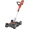 3-in-1 Cordless Edger + 2Ah Battery + Charger - BLACK&;DECKER - STC1820CM-QW - 18V - 28cm - Edge Trimmer + Mowing