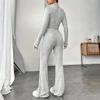 Вязаный модный костюм в западном стиле для женщин, новые корейские черные свитера с разрезом, широкие брюки, женские повседневные комплекты из двух предметов