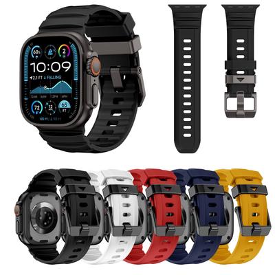 Силиконовый спортивный ремешок Apple Watch Ultra/Rock Peak