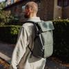 BECKMANN Norway STREET Backpack in Light Green, perfect for men and women, laptops, business, and commuting. Large capacity. Ideal for school or work.