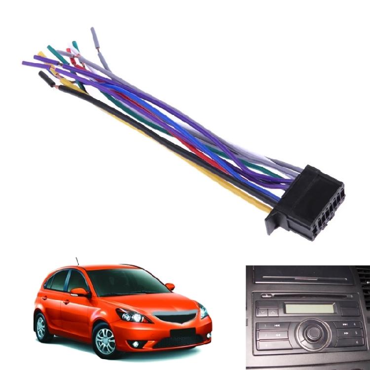 12V Car DVD Radio Stereo Wire Harnesses Cable Cord Connect Adapter