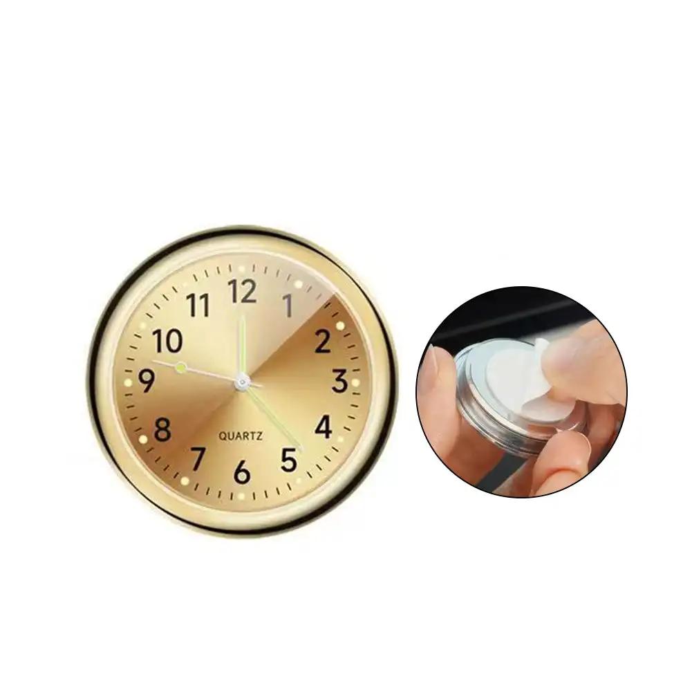 Светящиеся кварцевые часы для салона автомобиля, автоматический термометр, гигрометр для украшения автомобилей, электронные часы, аксессуары