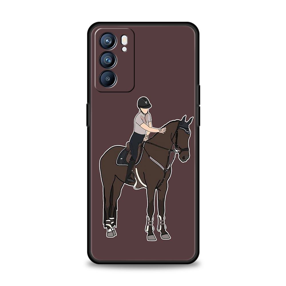 Frederik The Great Beauty Horse Phone Case For Oppo A54 A53 A52 A9 2020 A15 A95 A16 A76 A74 A12 Find X5 Reno6 Pro Plus 5G Cover