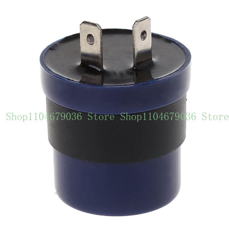 6V 12V Round Motorcycle Inbuilt Beeper Flasher Turn LED 2 P Motor Buzzer Flasher Indicato