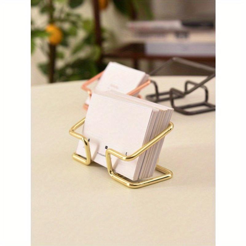 1 шт. Гальванизированный металлический держатель для визиток, Хранение визиток, Органайзер для карточек для вечеринок и мероприятий, Держатель для визиток