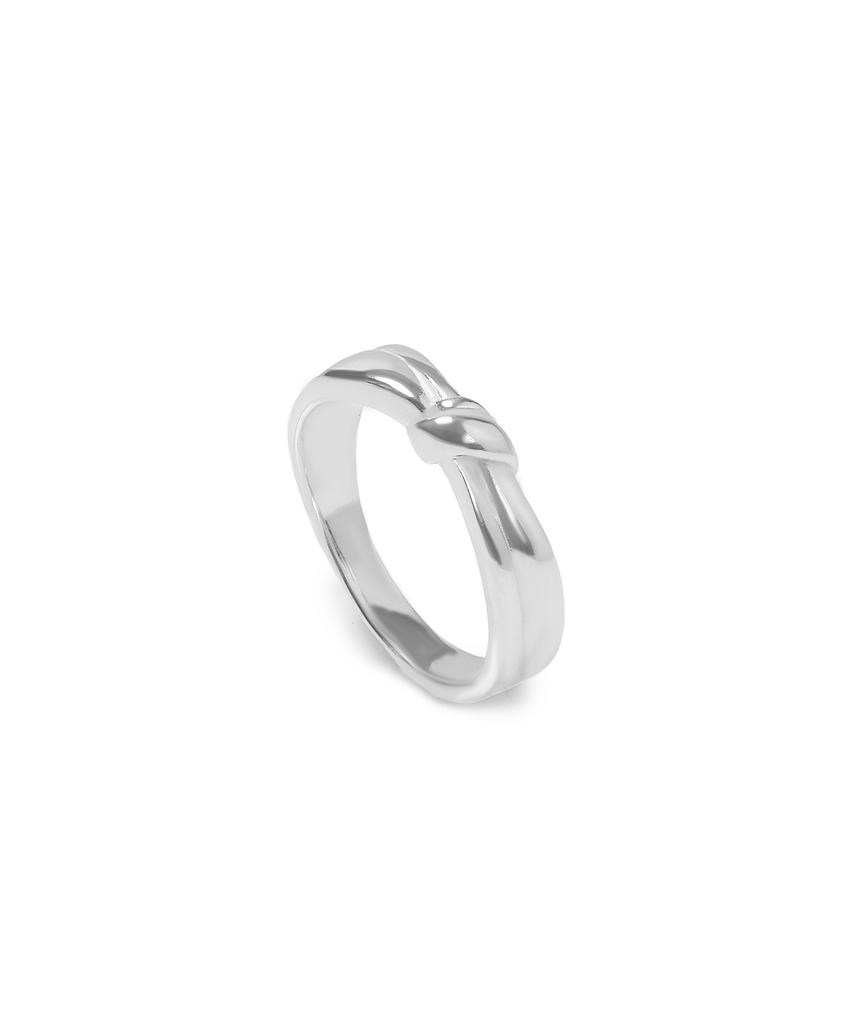 Кольцо Юне с одинарным узлом_[Серебро 925]