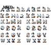 Creative Photo Prop Wall Decorations Halloween Letter Ornament, Spooky Hanging Wooden Alphabet Letters Pendant with Ghost Holiday Scenery for