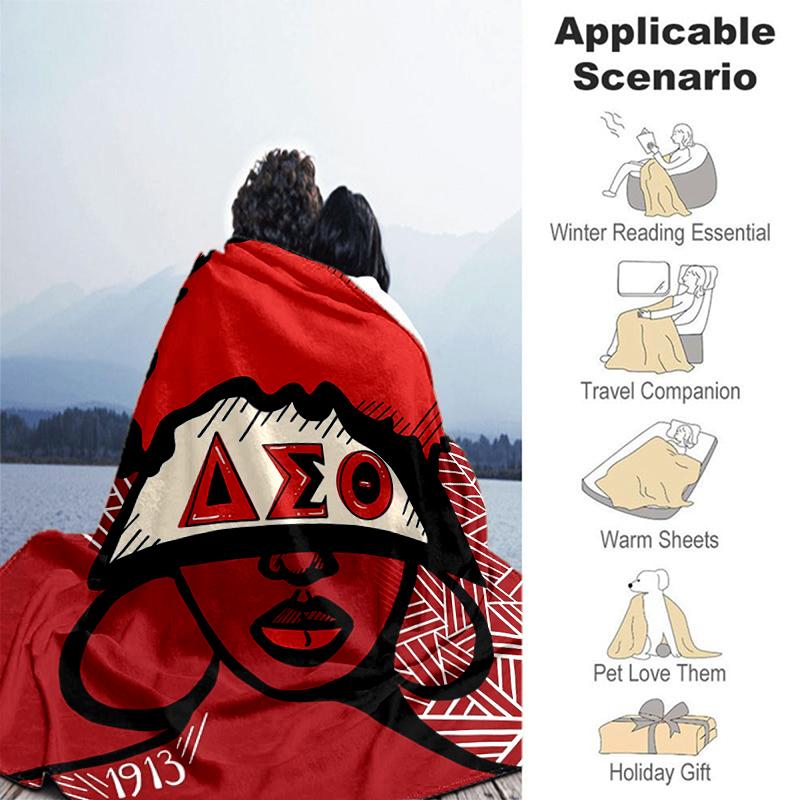 1pc Blanket Kappa Alpha Psi logo3 Print Design, Lightweight Blanket for Sofa, Bed- Soft &Warm, Gift for All Seasons like Christmas, Halloween