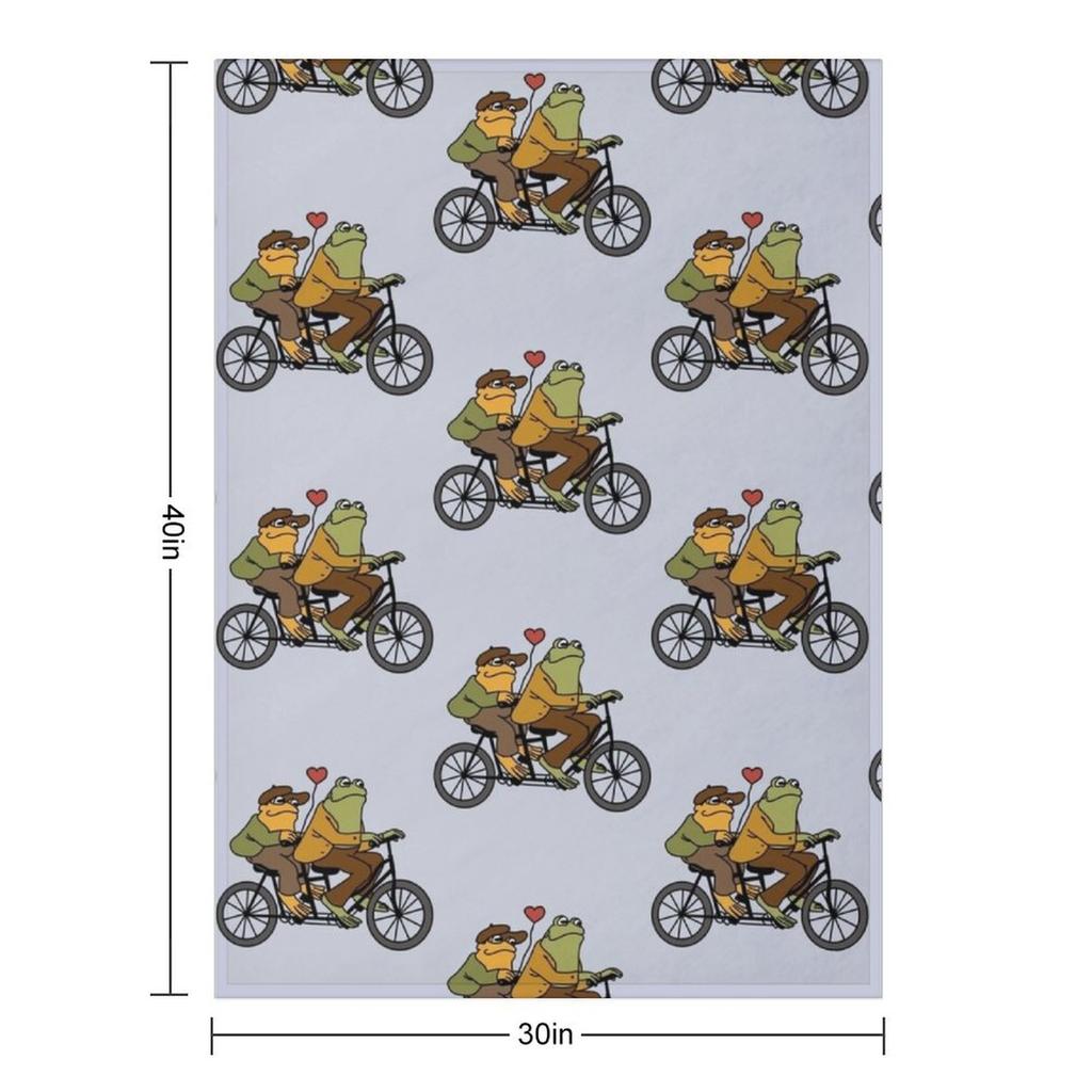 Лягушка и жаба с воздушным шаром в форме сердца Плед-накидка Спальный мешок теплый зимний Тонкий Роскошный St Пледы