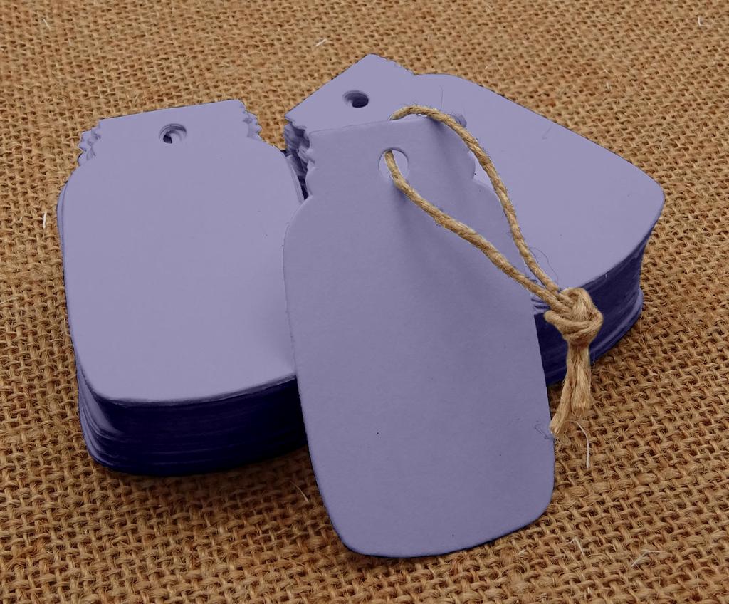 100 шт. Картонные бирки в форме банки Мейсона, пустые бирки для свадебных подарков с бесплатным натуральным джутовым шпагатом