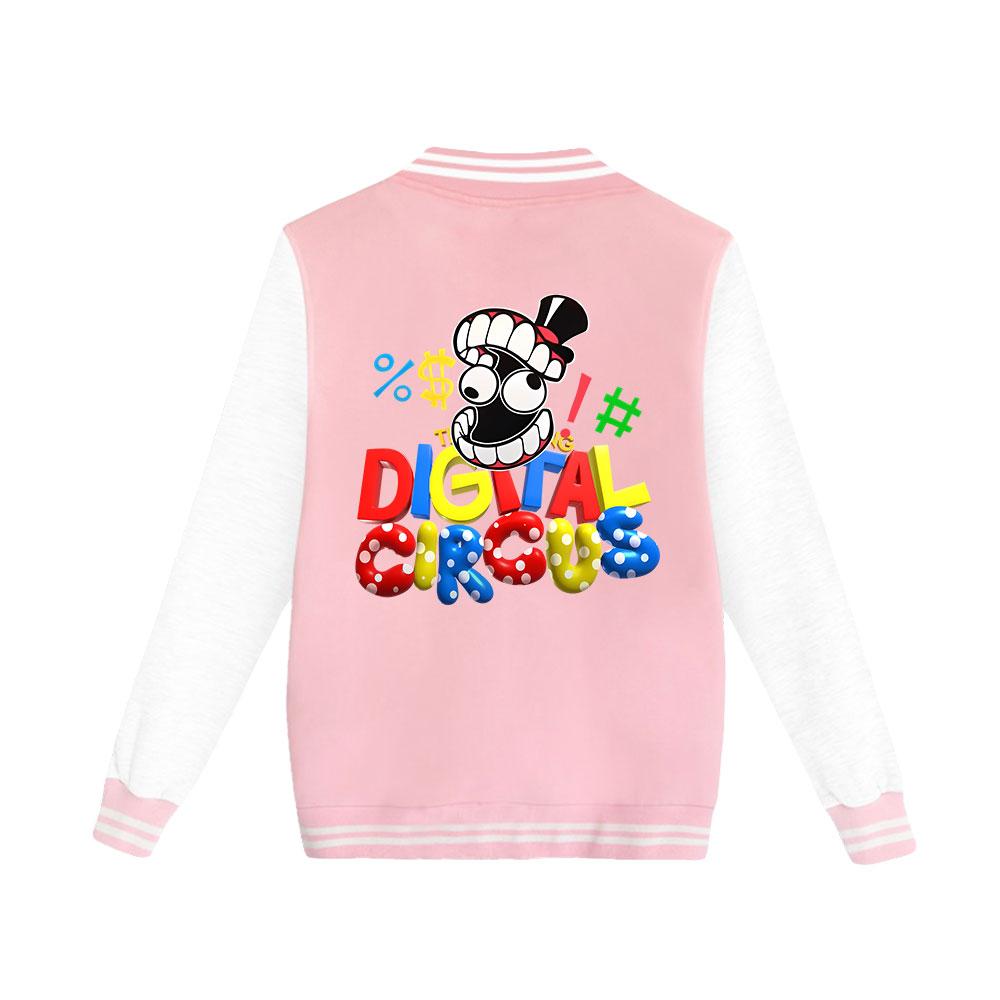 Fashion The Amazing Digital Circus Baseball Jacket Men Women Hip Hop Harajuku Jackets Streetwear Kids Boys Girls Loose College Coats