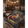 Кожаный гримуар лисы: Книга теней с бумагой с неровным краем, Подарки для студентов
