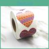 Xh047 Heart Shaped Gift Sealing Stickers For Valentine's Day Party Diy Crafts