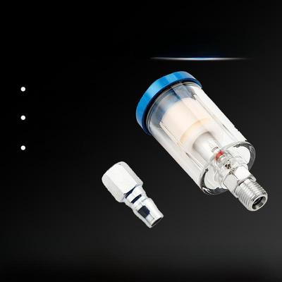 Воздушный фильтр, источник воздуха, краскопульт с сетчатым хвостовиком, сепаратором масла и воды