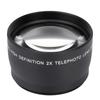 58MM 2X Magnification Universal Teleconverter Telephoto Lens for Cameras Accessory
